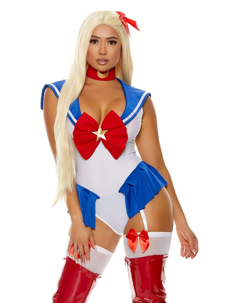 Sexy Sailor Moon Outfit fucked outdoors