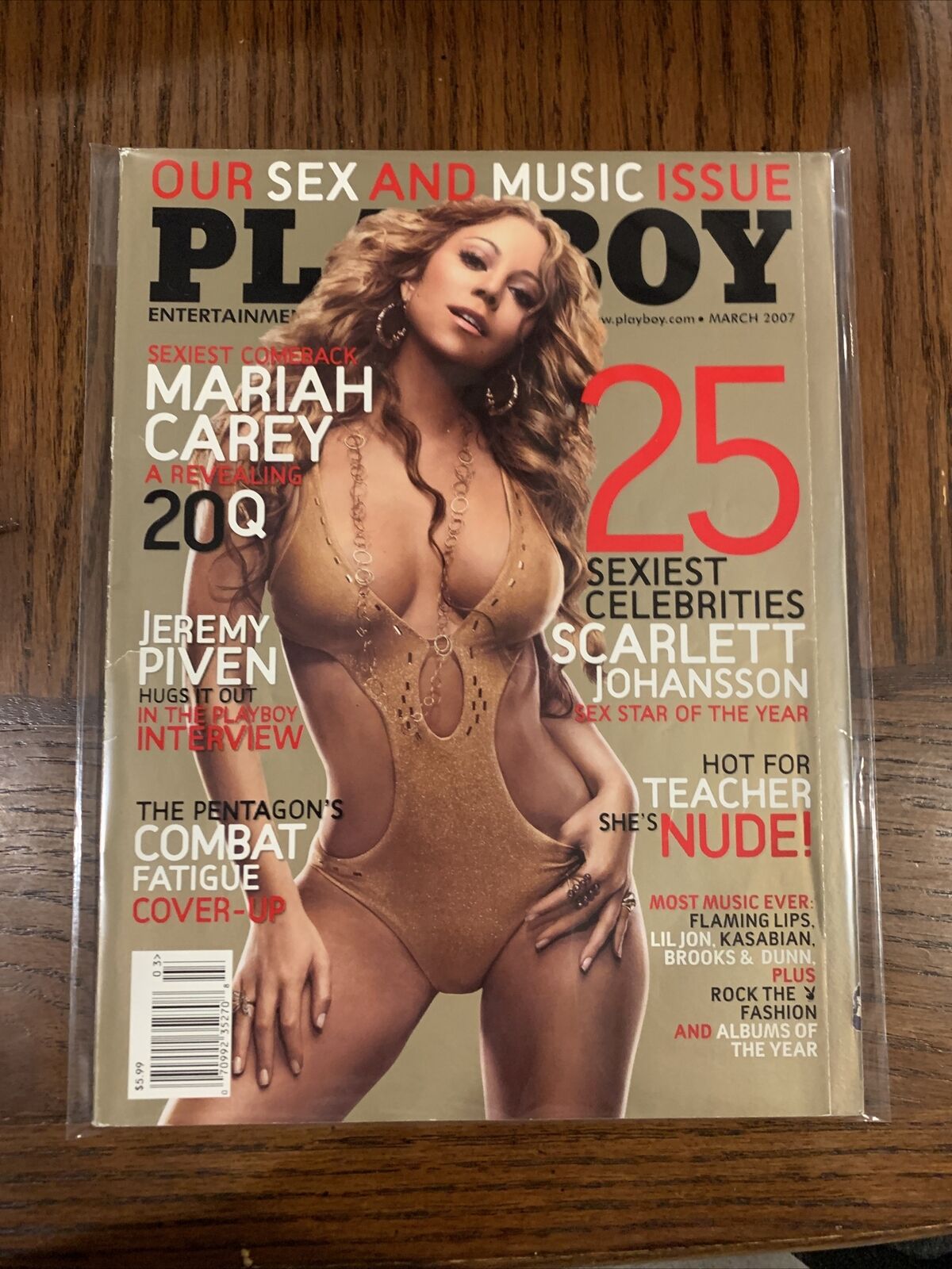 Mariah Carey Playboy Spread week tits