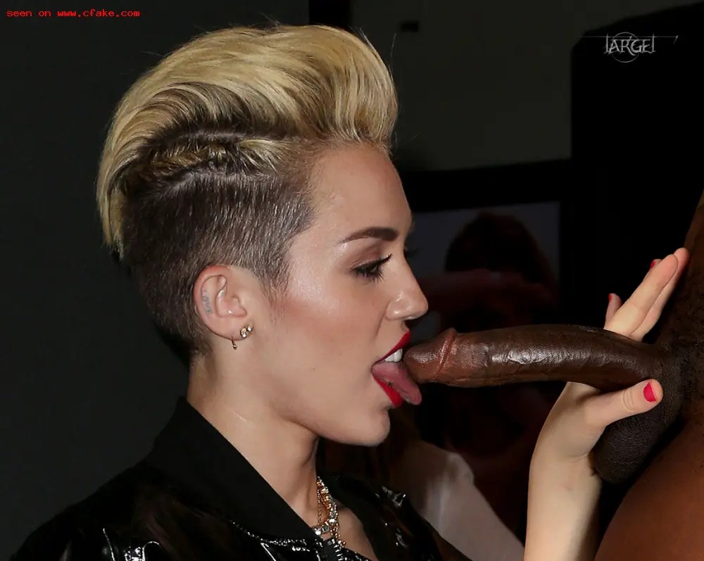 Best of Miley cyrus takes black dick