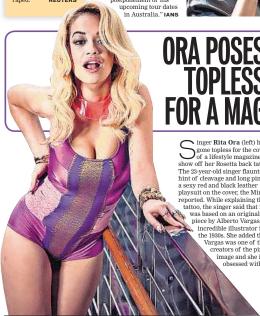 brent meldrum recommends rita ora topless pics pic