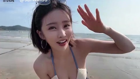 Best of Bikini girl on beach porn