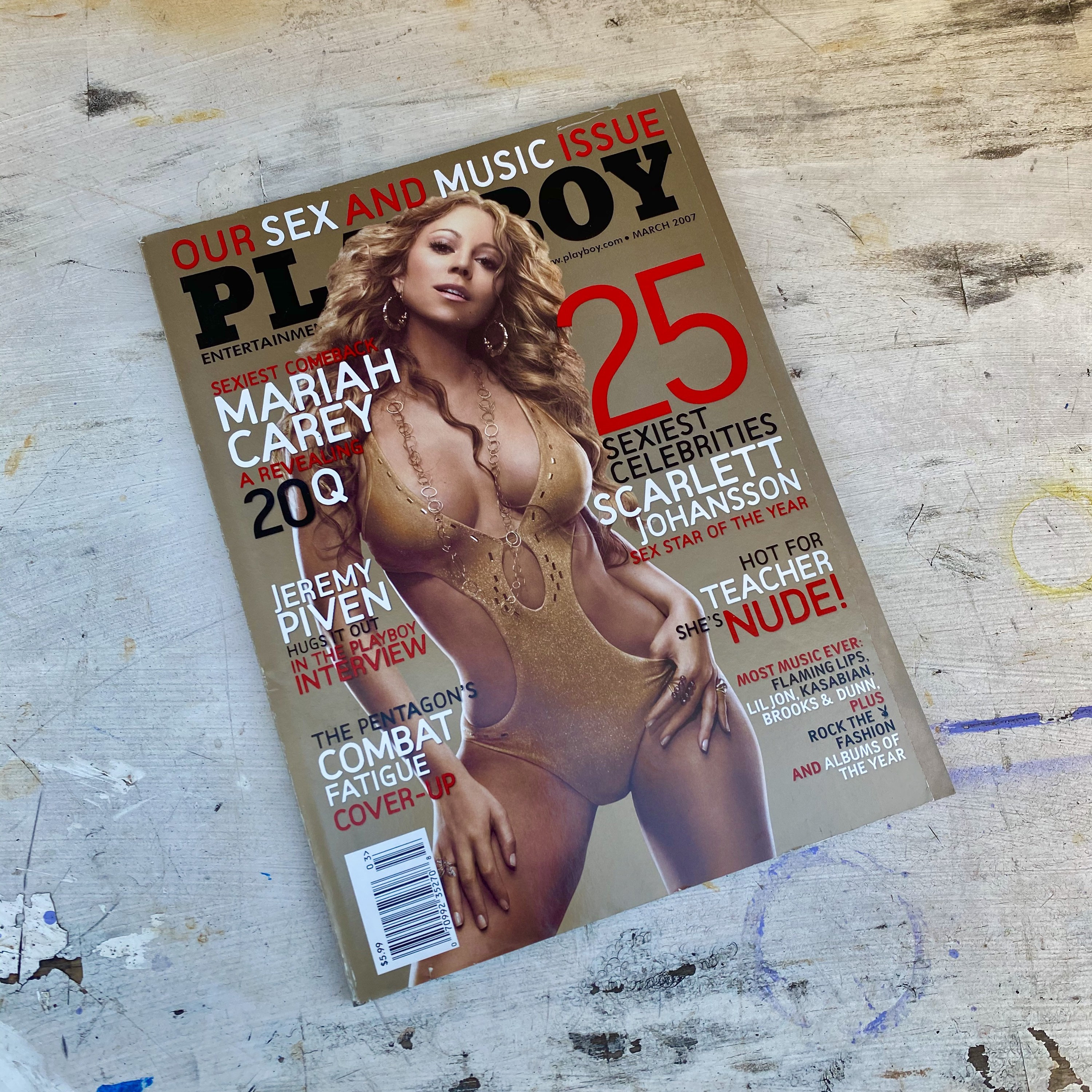 Mariah Carey In Playboy him dry