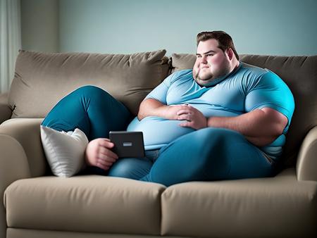 chris lebreton add fat guy on couch photo