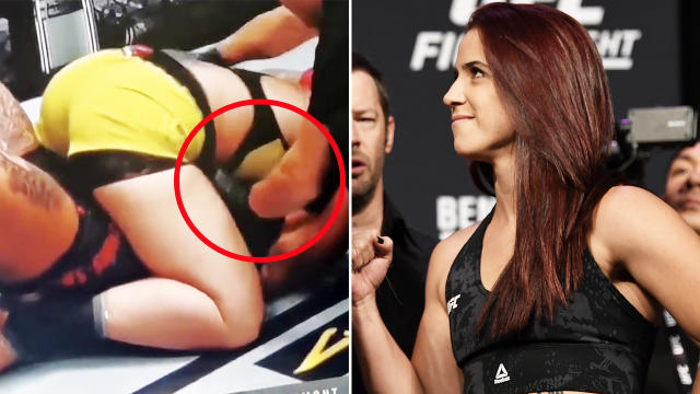 Best of Female fighter wardrobe malfunction