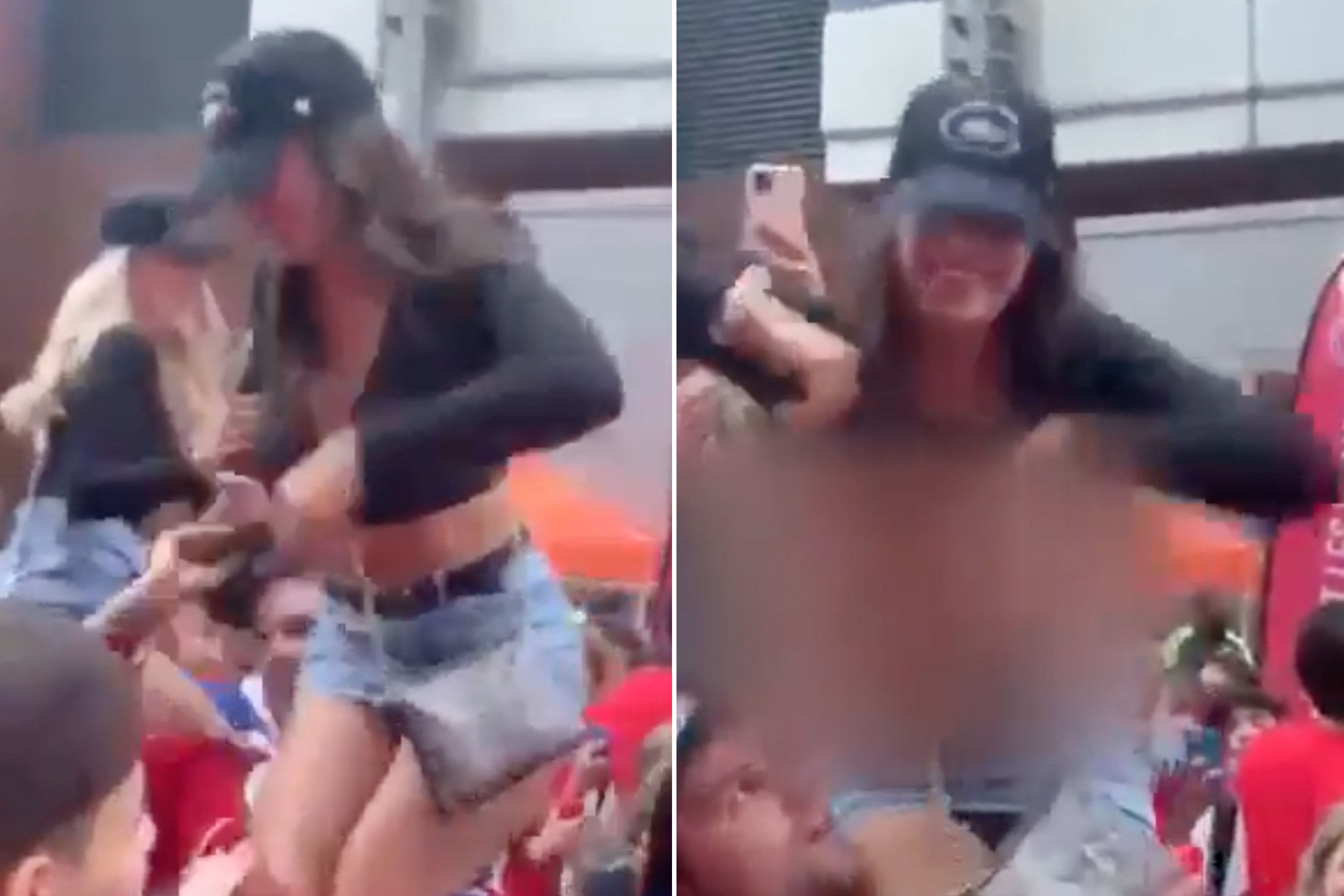 Best of Flashing at football game