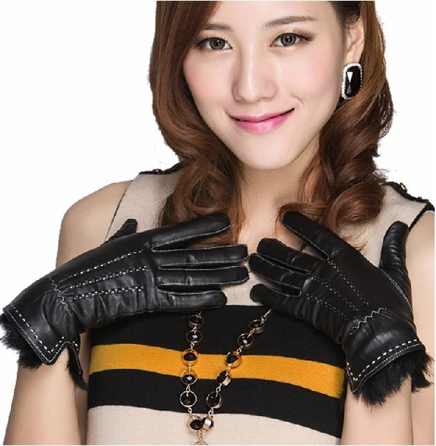 curtis leo recommends girls in leather gloves pic