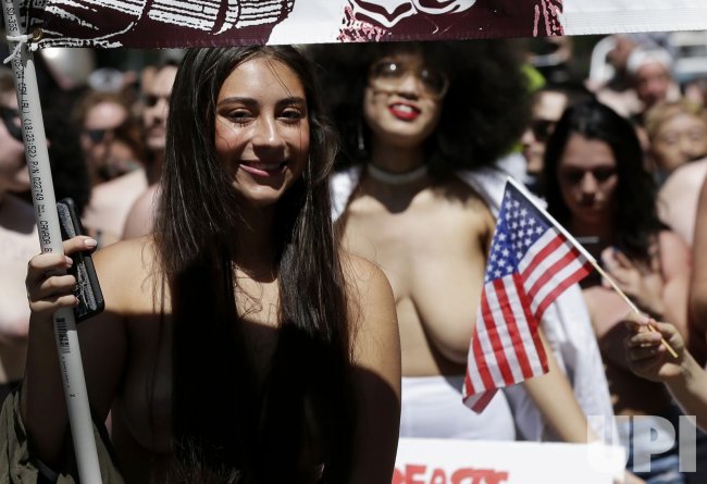 Go Topless Day In Nyc going topless