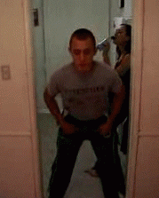 guy ripping off pants gif