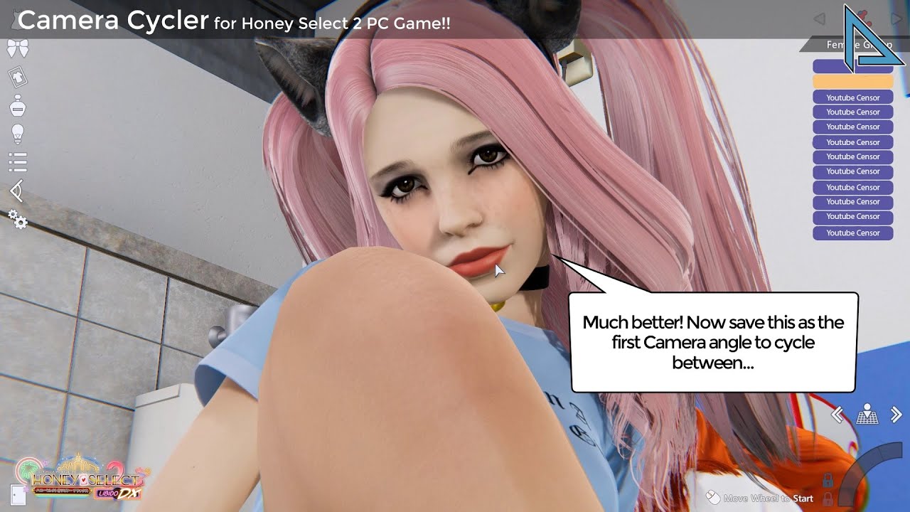 Honey Select First Person Mod playing pool