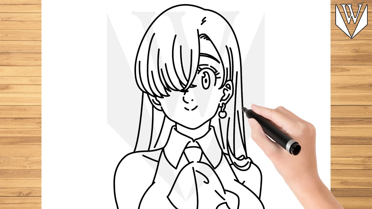 How To Draw Elizabeth From Seven Deadly Sins sur brest