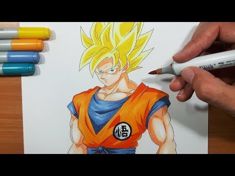 cory loomis recommends How To Draw Goku Super Saiyan