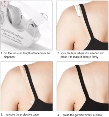 Best of How to hide bra straps under spaghetti straps