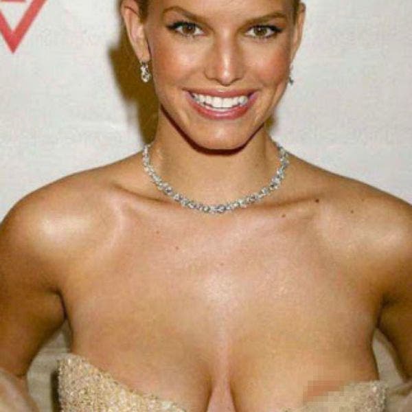 Best of Jessica simpson boob slip