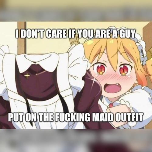 maid outfit meme