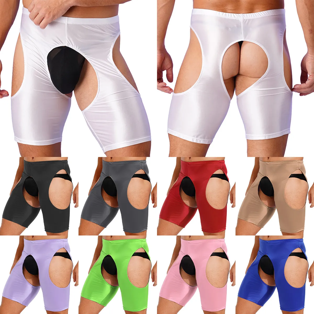 angie fong add photo mens crotchless shorts