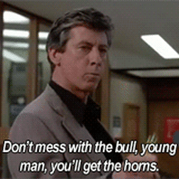 dan e burns recommends Mess With The Bull Get The Horns Gif