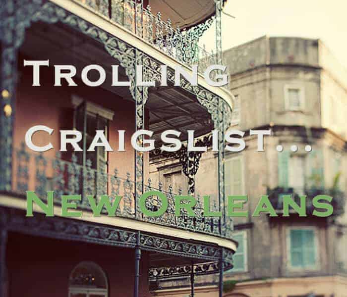 cheryl machado recommends New Orleans Craigslist Com