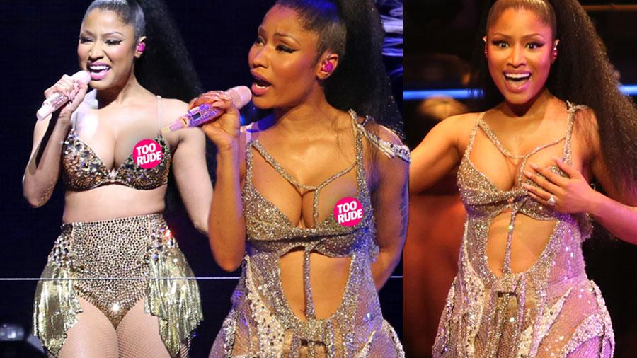 nicki minaj nip slip high school