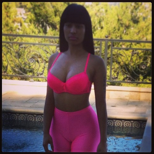 chris carvin add photo nicki minaj twerking in bikini