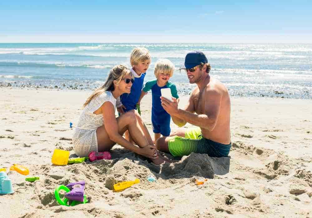 carl weldon add nude beach family fun photo