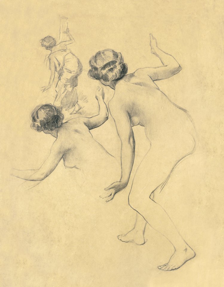 nude women bending over