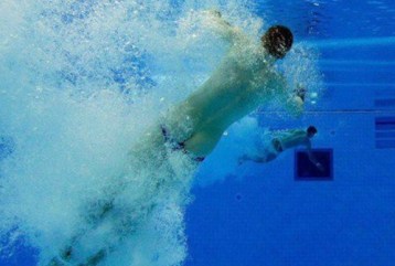 amr torres share olympic swimming wardrobe malfunction photos