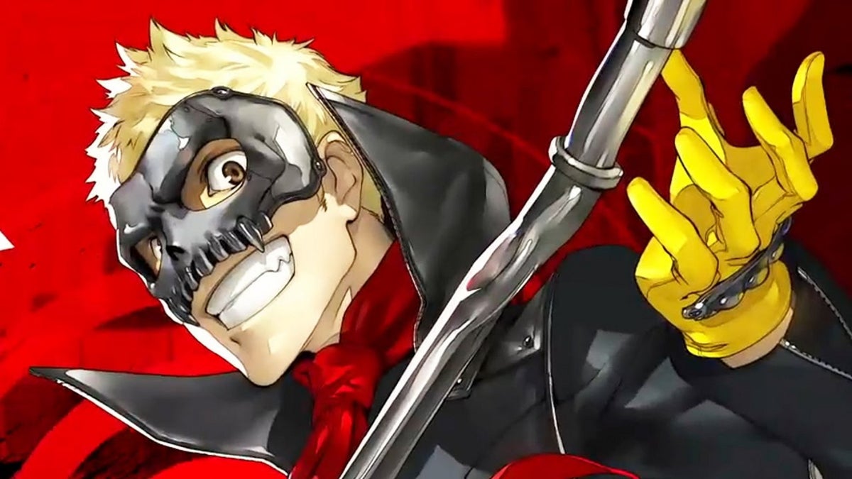 Persona 5 Blonde Guy on back