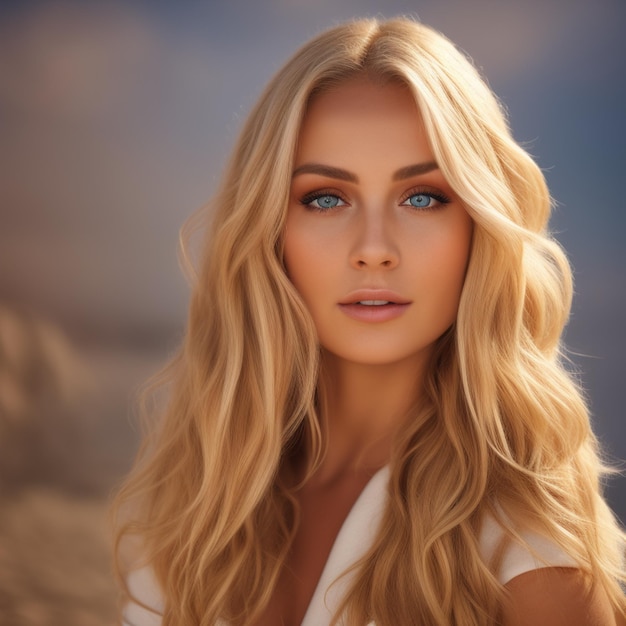 pictures of blonde hair blue eyed woman