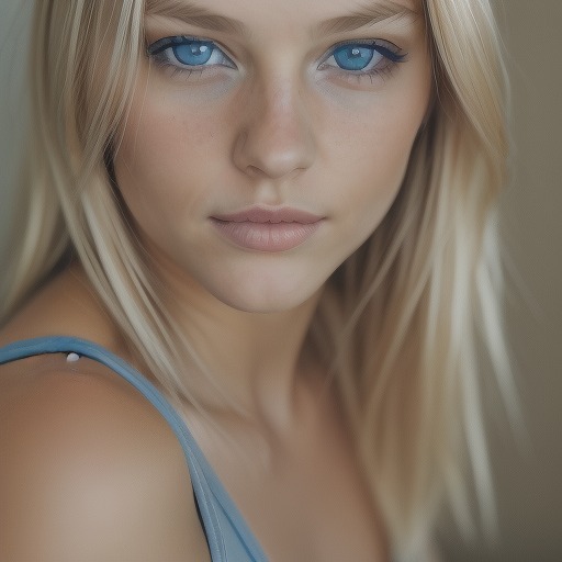 Best of Pictures of blonde hair blue eyed woman