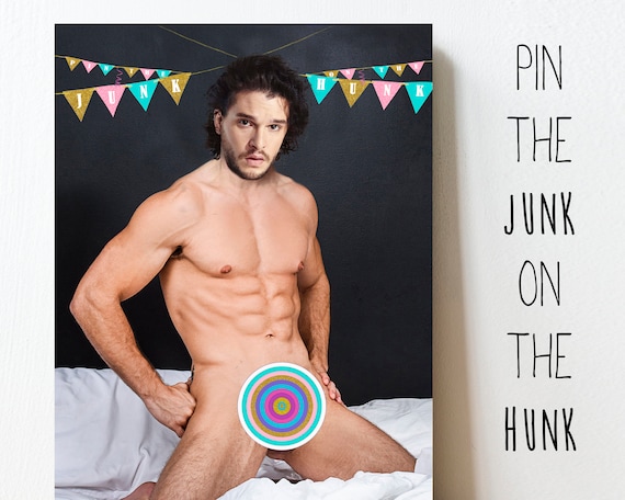 Pin The Penis On The Hunk virtual blowjob