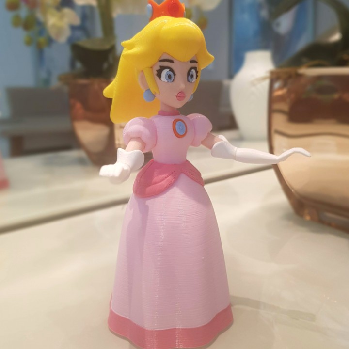 amber hurn add princess peach 3d model photo