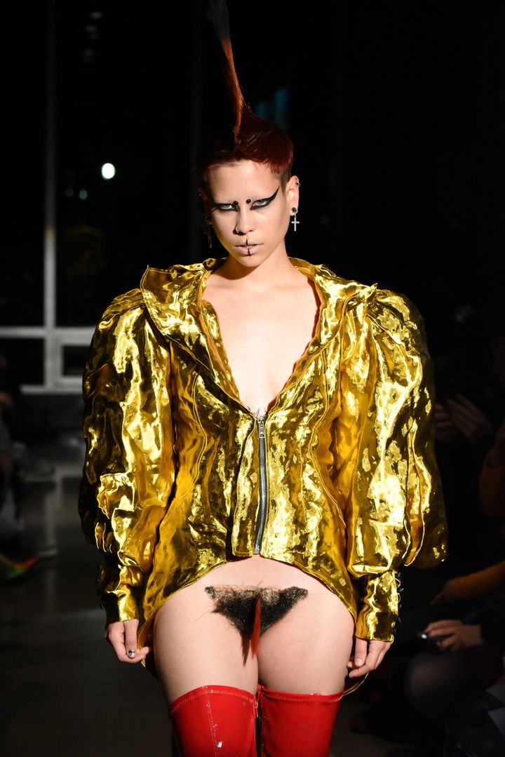 Best of Pubic hair fashion show