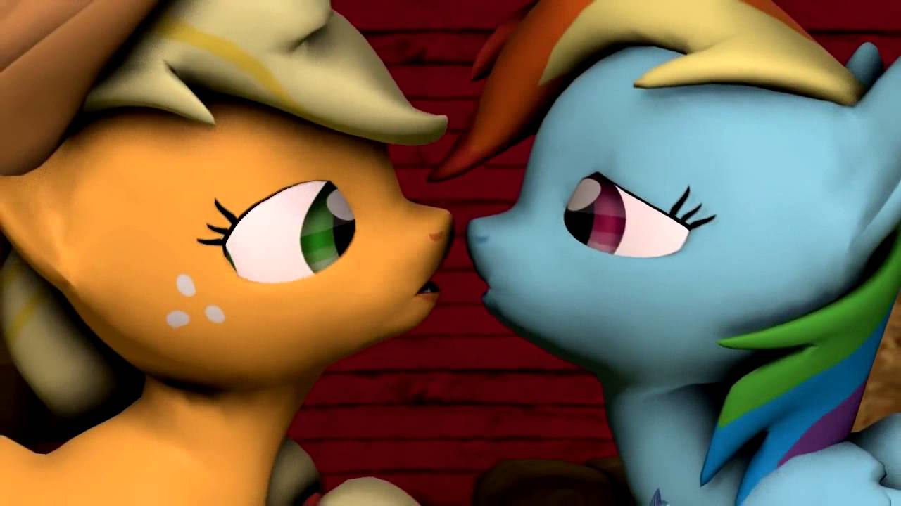 awie odendaal add photo rainbow dash kisses applejack