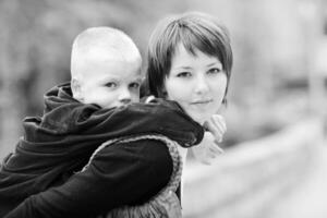 denise lares add photo retro mom and son