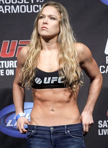 carolyn howells recommends ronda rousey boob size pic