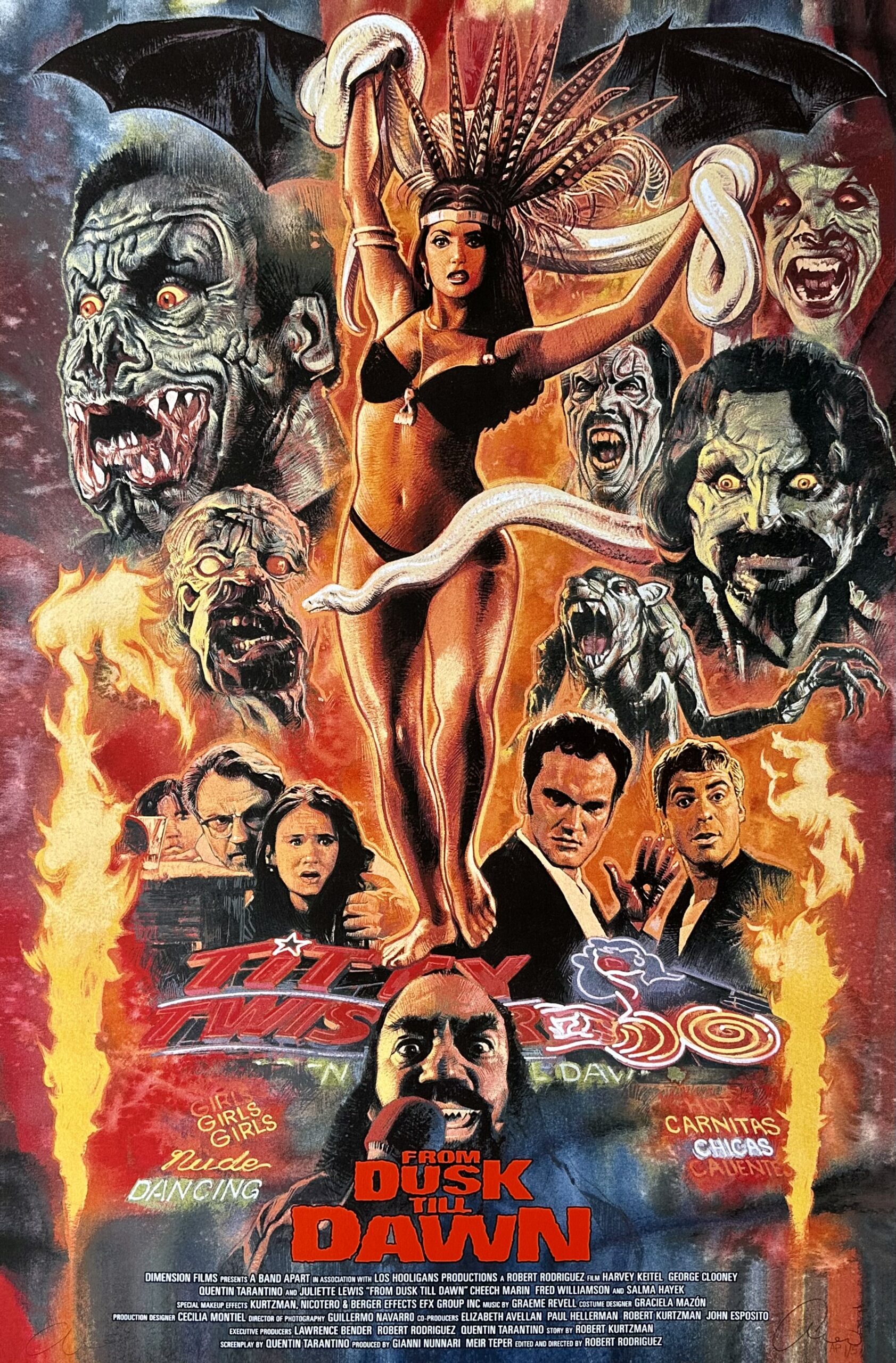 Best of Salma hayek dusk till dawn poster