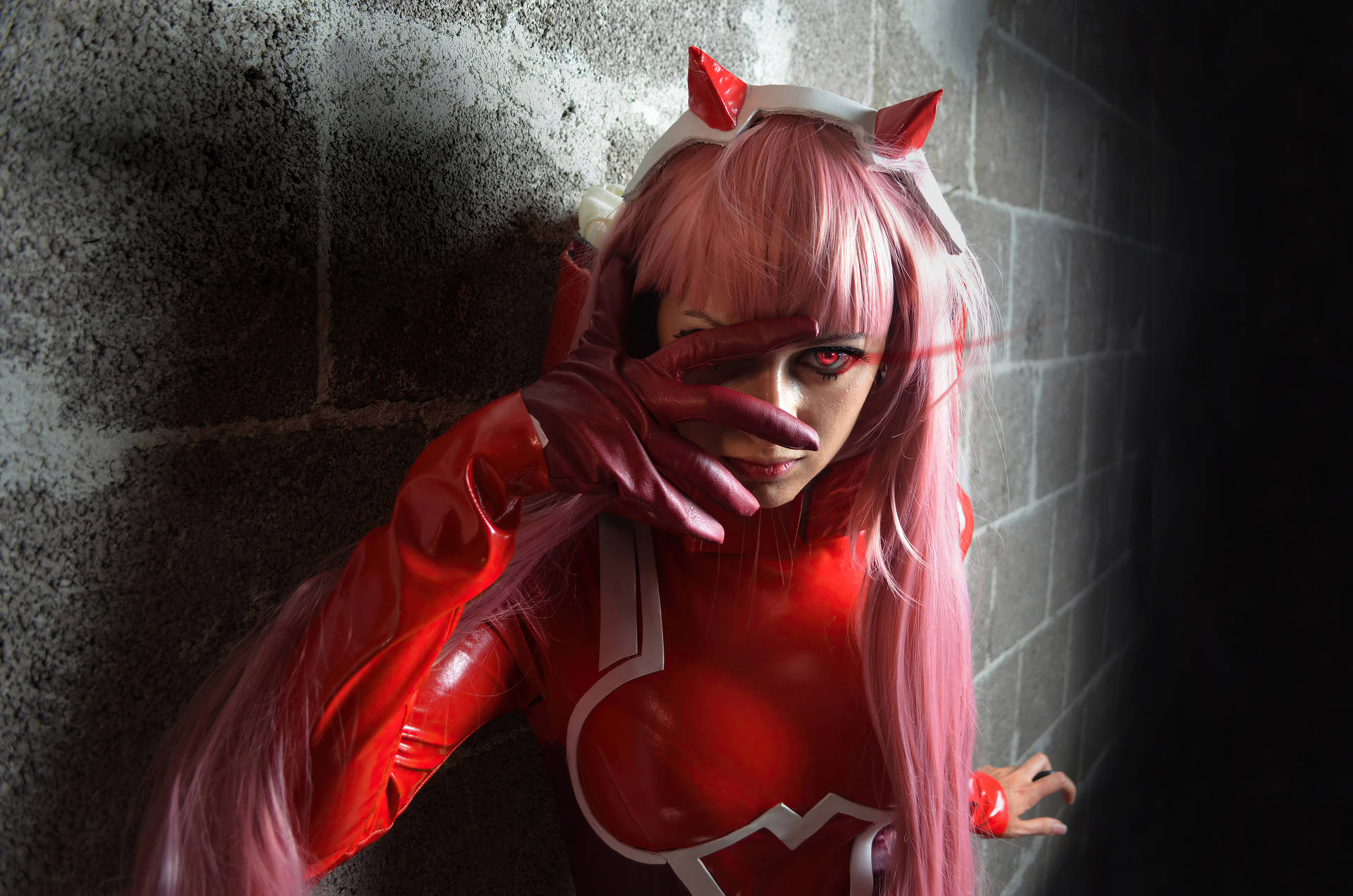 sexy zero two cosplay