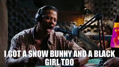 snow bunny meme
