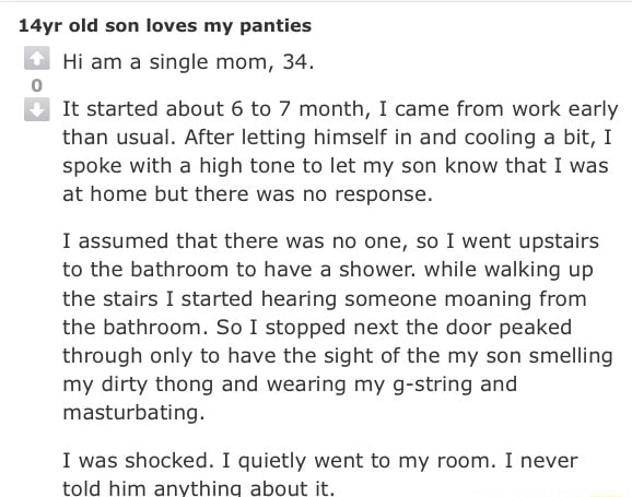 chadd price recommends Son Wearing Moms Panties