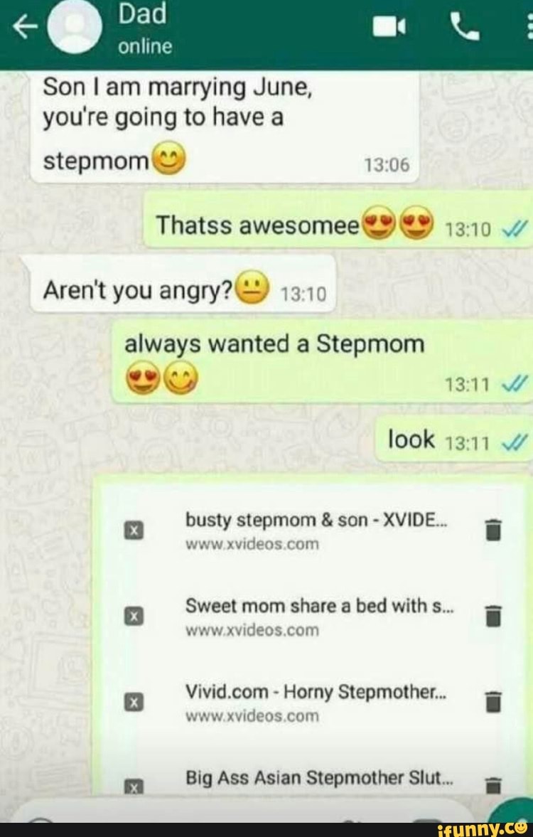 stepmom son share bed