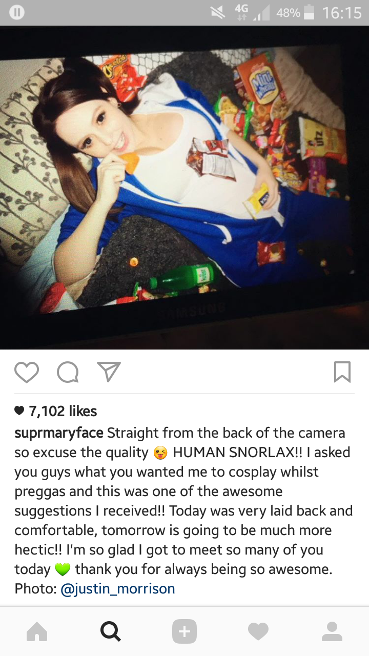 super mary face instagram