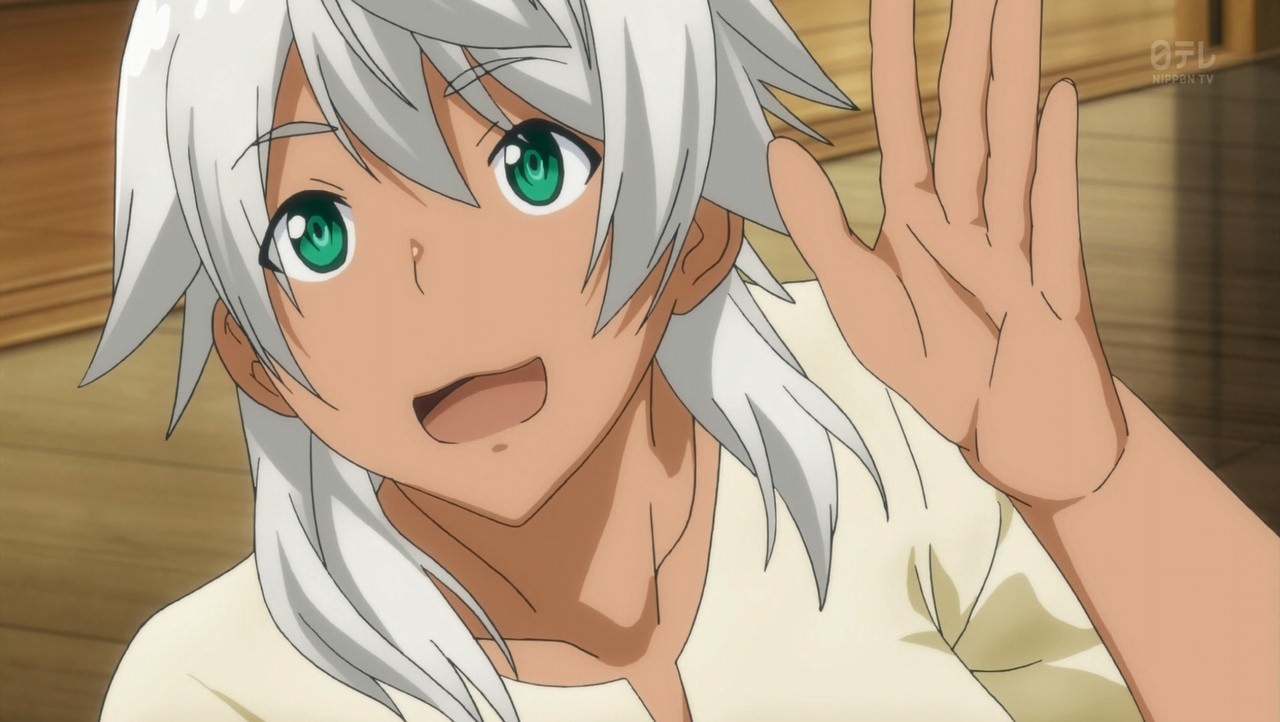 cara enns recommends tan skin white hair anime pic