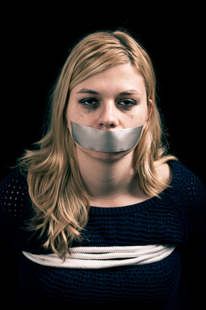 cheryl a mack add tied up and tape gagged photo