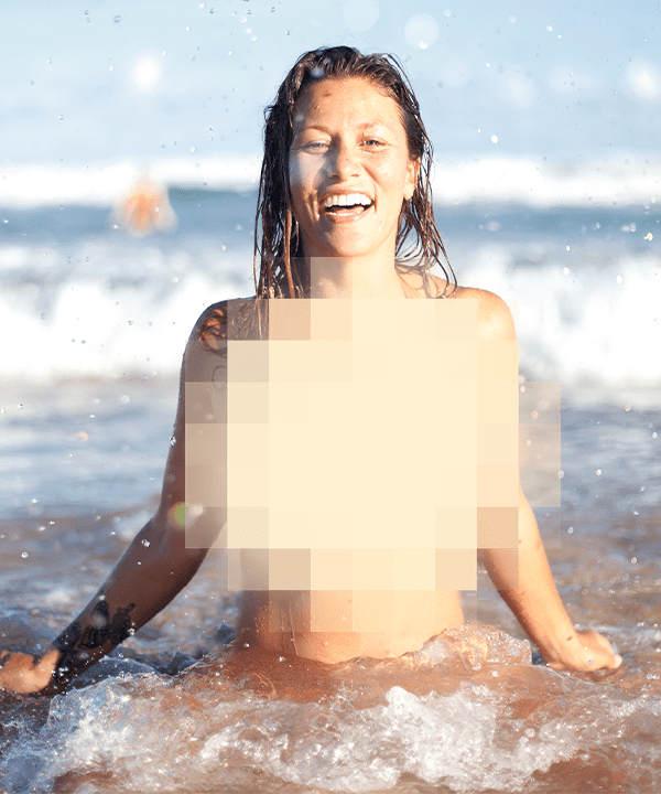 topless beach photoshoot