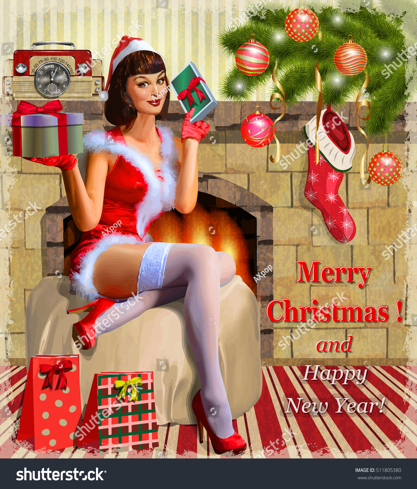 asaduzzaman sohag recommends Vintage Christmas Pin Up Girl Images