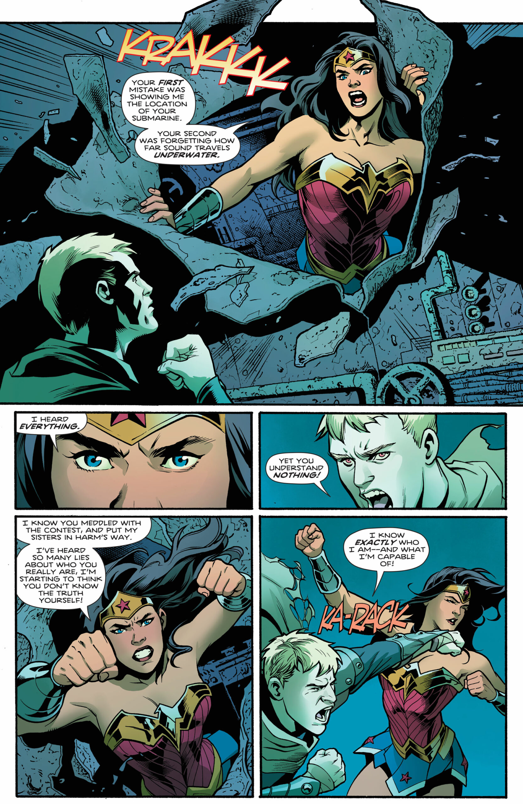 Wonder Woman Kills Huntress kelly dallas