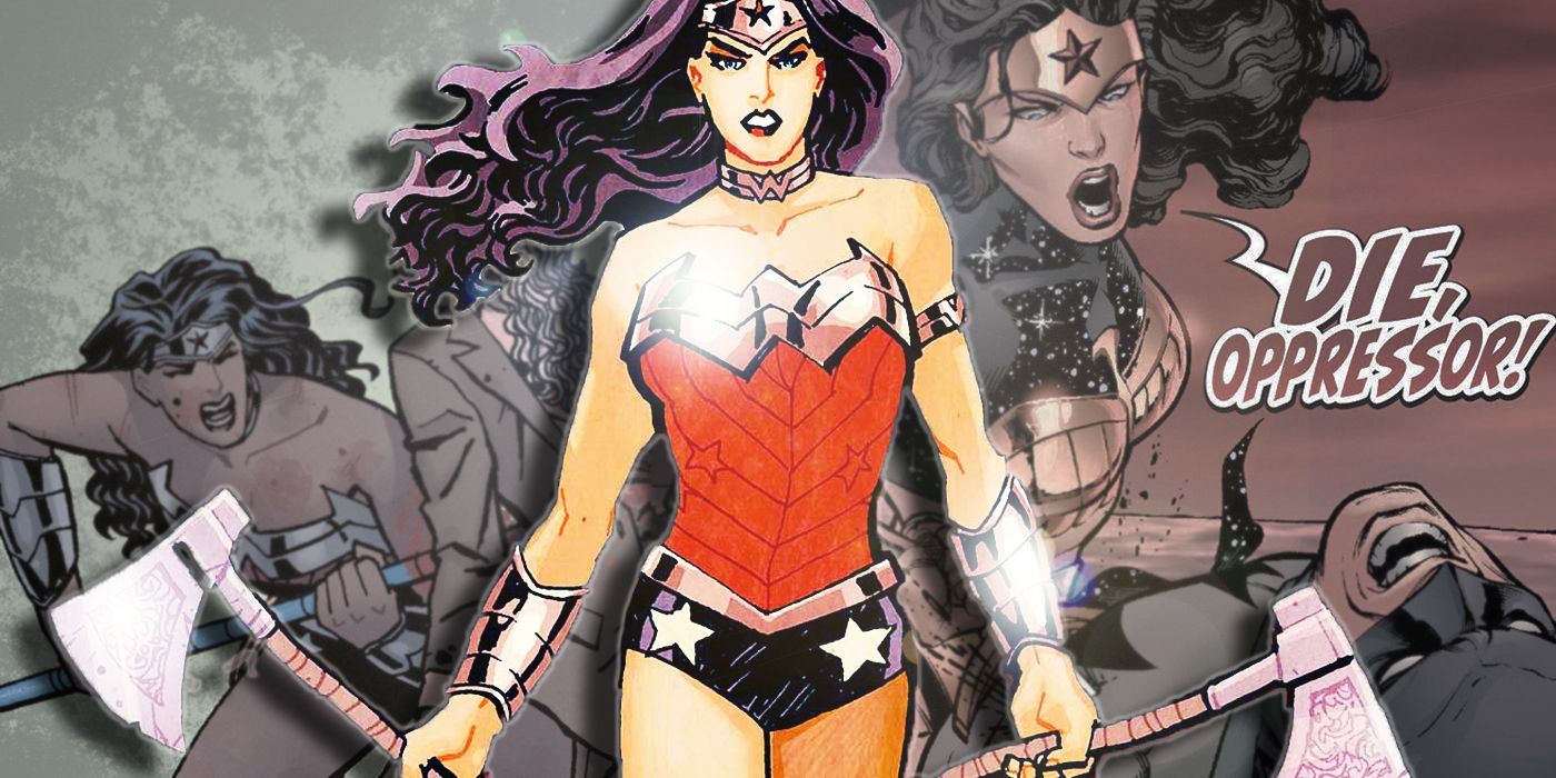 big sis share wonder woman kills huntress photos