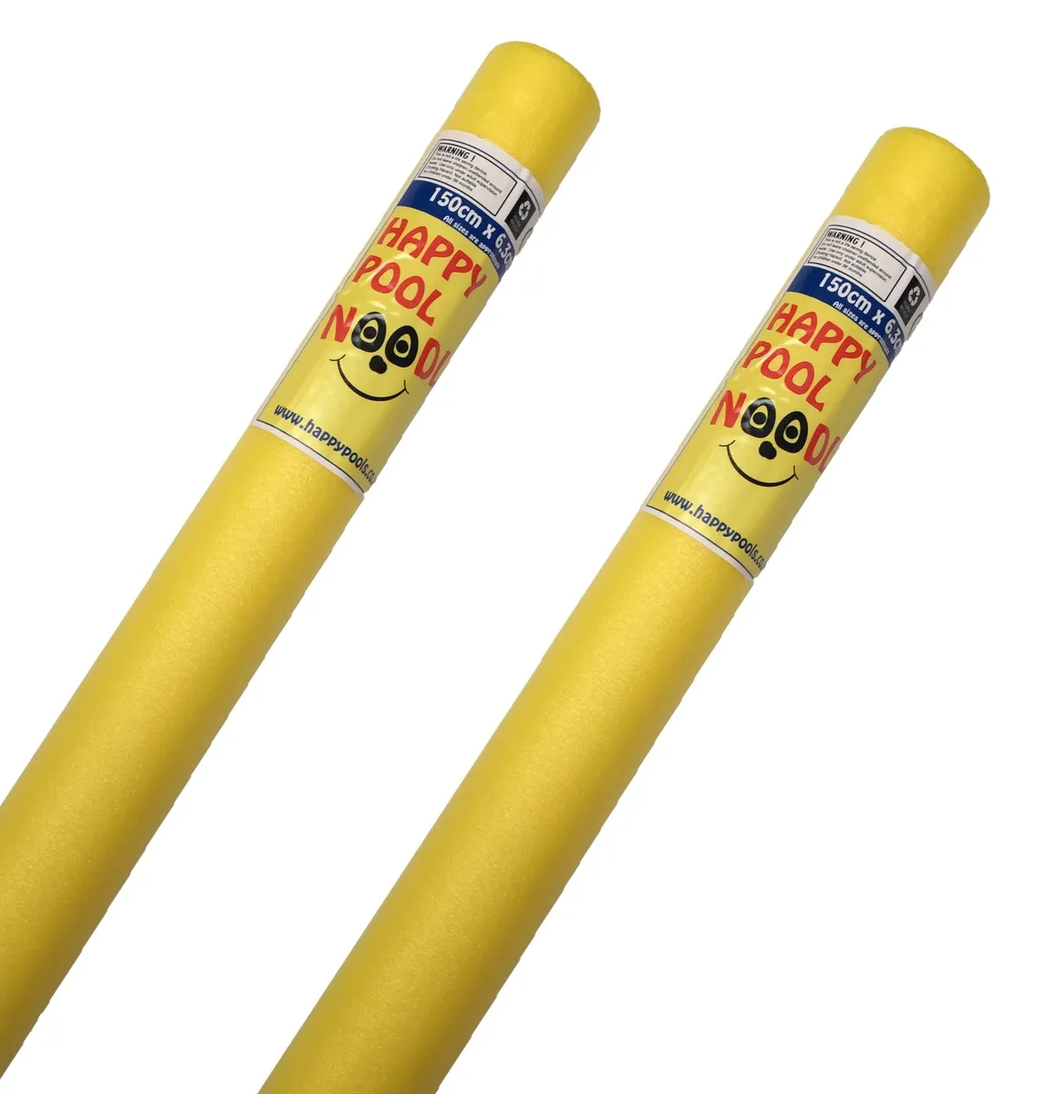 Yellow Pool Noodles posed nude